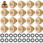 NFAMRZCAR front pack of 20 brass nozzles showing contents and convenience