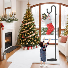 niffgaff shepherds hook full height assembled to 74 inches shows scale