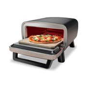 Ninja Artisan oven front view showing controls and compact outdoor design