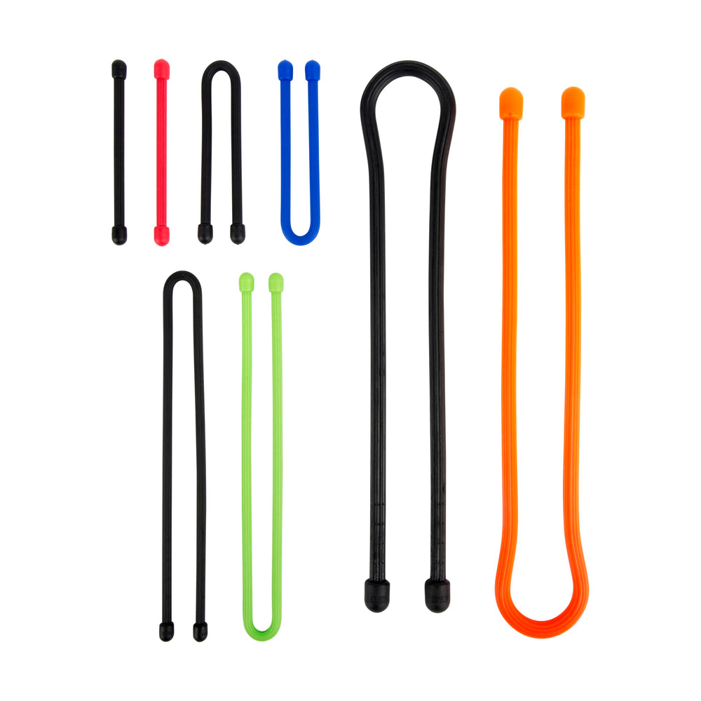 Nite Ize Gear Tie front packaging showing 8-pack and benefits