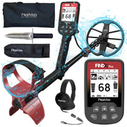 NOKTA Findx Pro front view showing control box and stem for clear operation