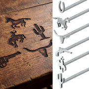 Novabright kit front packaging showing six stamps and handle, clear overview benefit