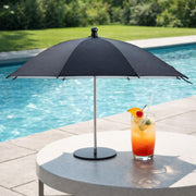 Novabright mini umbrella front view showing compact shade and quick setup benefit