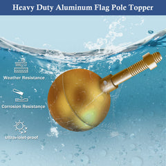 NQ ball topper with jam nut detail demonstrating stable locking benefit