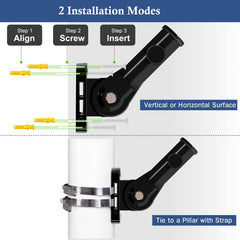 NQ stainless screws and anchors laid out, showing included heavy-duty installation hardware