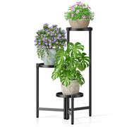 NQW front view plant stand showing three tiers and compact footprint benefit display