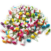 NSBELL front view of the 160-piece mushroom pack showing colorful variety and arrangement benefit
