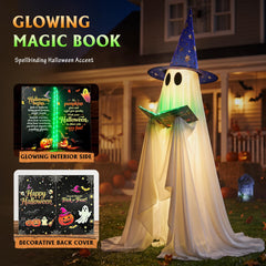 Nsoyos reading ghost lit at night showing green glow and lighting modes