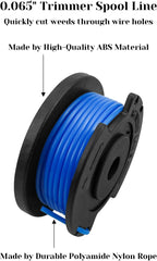 NTSUMI spool snapped into a Craftsman trimmer, easy tool-free swap benefit