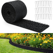 Nuanchu roll front view showing compact black mulch mat and clear sizing benefit