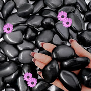 NUPICK front bag showing 16lb pebbles and clear benefits