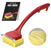 OATISLIFE front view of brush showing full tool and safety handle benefit