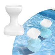 OceanaFlow front view of 24-inch pre-weighted pool stool showing stable design and clean finish