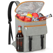 OCKLILY front view showing packed cooler and organized pockets for quick access