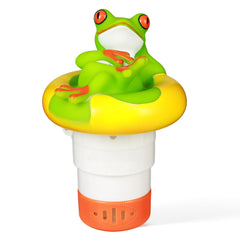 ODJSY frog front view showing compact dispenser and fun design benefit
