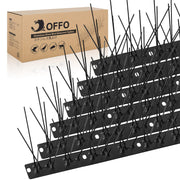 OFFO front view of pre-assembled spikes showing ready-to-install protection