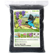 OGORI front packaging showing folded 50x50 netting and included accessories, easy setup