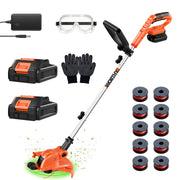 OKIE HOME front view of cordless trimmer showing lightweight design and portability