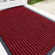 OLANLY front view showing striped design and clean look, adds curb appeal