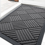 OLANLY front view of 33x21 mat showing full design and entrance protection