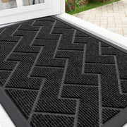 OLANLY front door mat showing full face and clean entry benefit