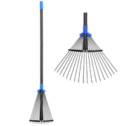 Oliynedy front view adjustable rake showing full tool and benefits