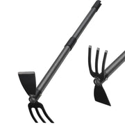 Oliynedy front view showing assembled hoe cultivator for quick garden tasks