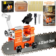 OMCCHK front view of sharpener jig showing compact design and quick setup benefit