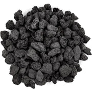 onlyfire black lava rock bag front view showing product benefits