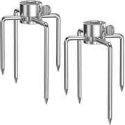 onlyfire front view of both rotisserie forks showing sturdy construction for secure grilling