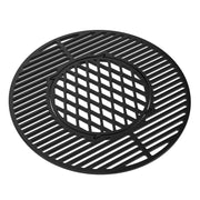 onlyfire front view of cast iron 2-in-1 grate showing complete set and fit