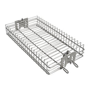 onlyfire front view of stainless steel basket showing durable build and easy loading