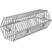 onlyfire front view rotisserie basket showing sturdy stainless construction and secure cooking