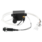 onlyfire igniter front panel installed on Spirit grill showing easy replacement benefit
