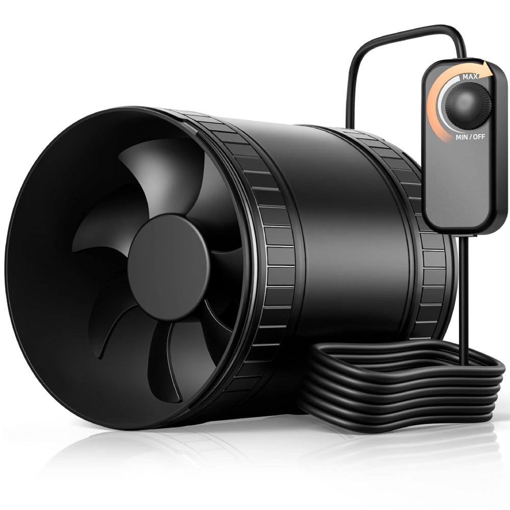 ONVEAN front view showing speed controller for simple airflow adjustment