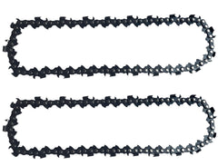 Opuladuo chain installed on a Worx WG320 in use trimming a branch for efficient yard work