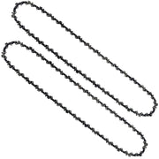 Opuladuo front packaging showing 18 inch chains and compatibility with Greenworks