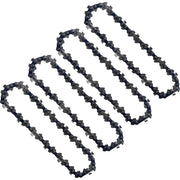 Opuladuo front packaging showing 5-inch chains and compatibility with WORX