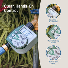 Orbit water-resistant housing detail highlighting durable outdoor protection