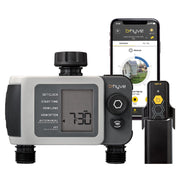 Orbit B-hyve XD front view showing controls and garden compatibility providing easy setup
