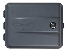 Orbit locking cabinet with two keys demonstrating weather protection and security
