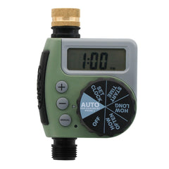Orbit front view with LCD showing clear schedule for easy setup