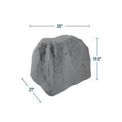 Orbit granite rock side profile demonstrating slim form and easy placement benefit