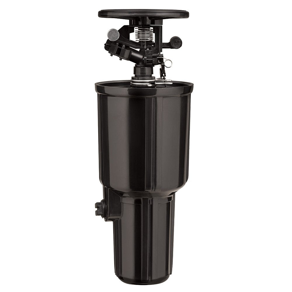 Orbit Pulse front view showing pop-up can and nozzle for durable irrigation