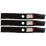 Oregon 91-436 three-pack front view showing full blades and labeling for correct replacement
