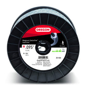 Oregon Magnum Gatorline front spool showing label and capacity benefit