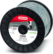 Oregon Magnum Gatorline front spool showing capacity and benefit of long runtime