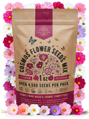 Organo Republic front packaging showing resealable pouch and seed count benefit