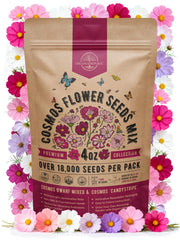Organo Republic front packet showing resealable bag and label, preserves seeds