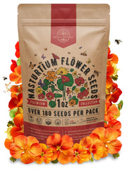 Organo Republic front packet showing resealable bag and seed count benefit